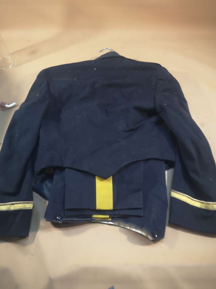 Vintage 1950`s SA Police Lieutenant mess dress - tunic, waistcoat and trousers