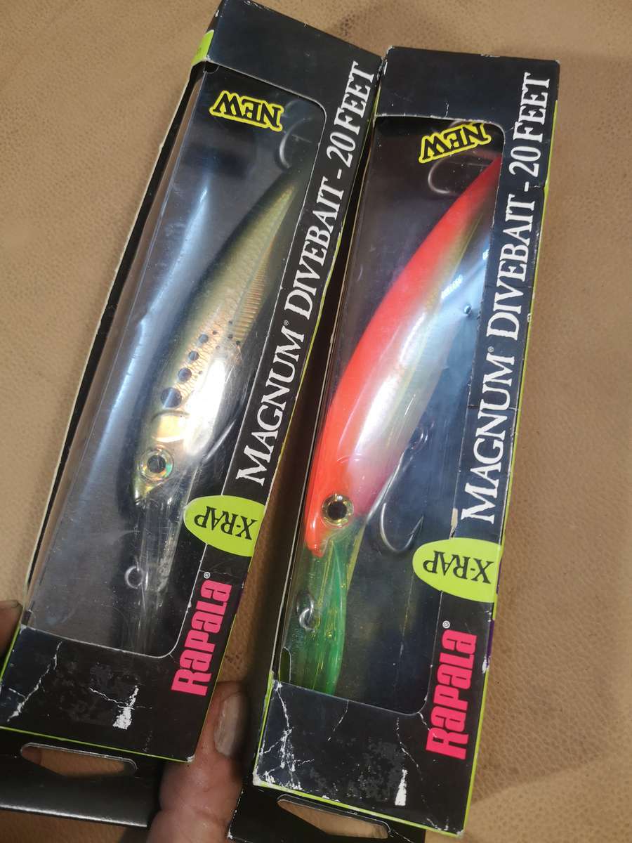 2 x Rapala X-Rap Magnum 20 Feet Dive Bait Still New in Box