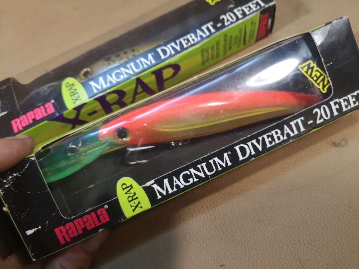2 x Rapala X-Rap Magnum 20 Feet Dive Bait Still New in Box