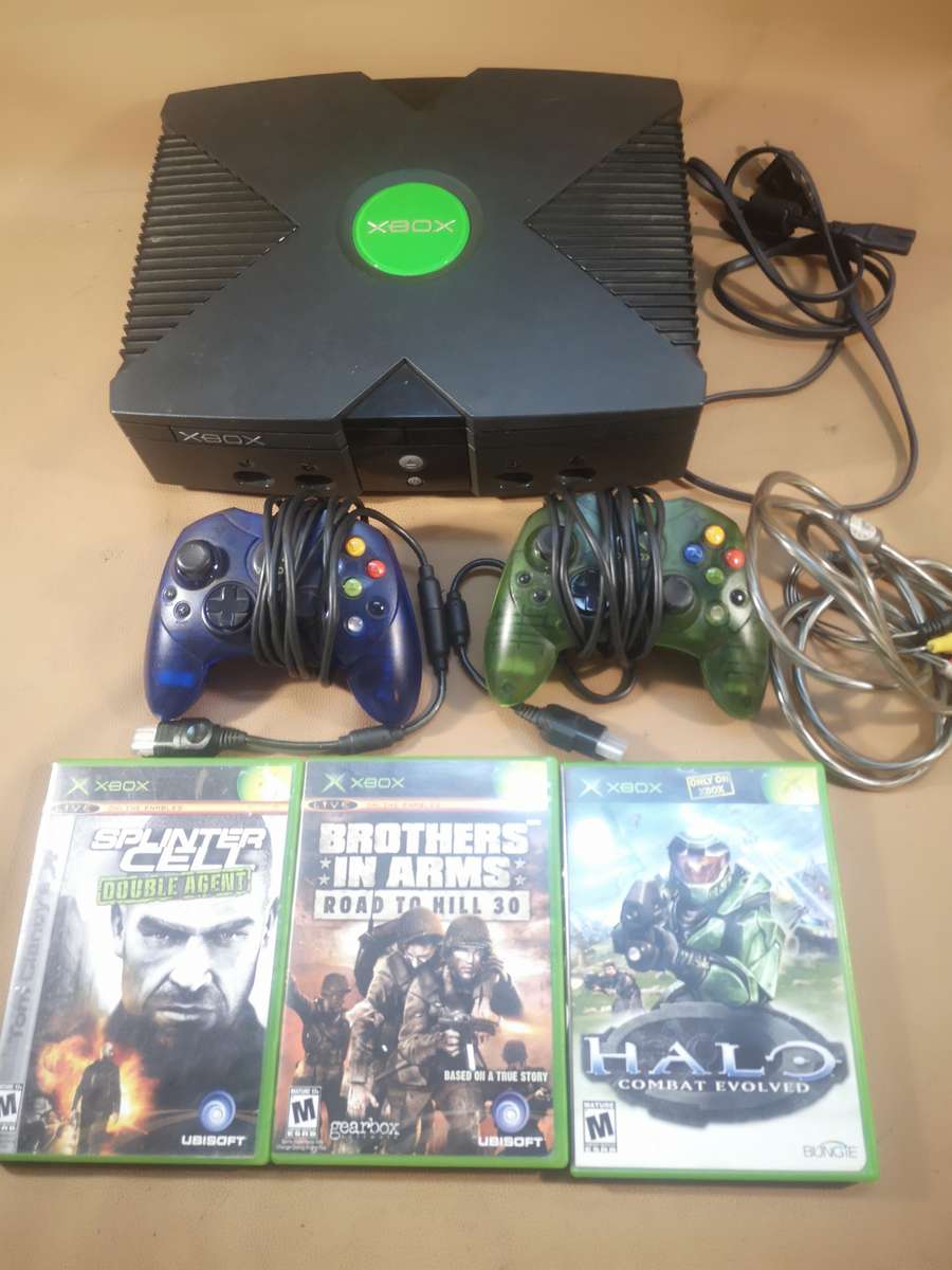 COMPLETE VINTAGE ORIGINAL XBOX BUNDLE WITH GAMES - NTSC
