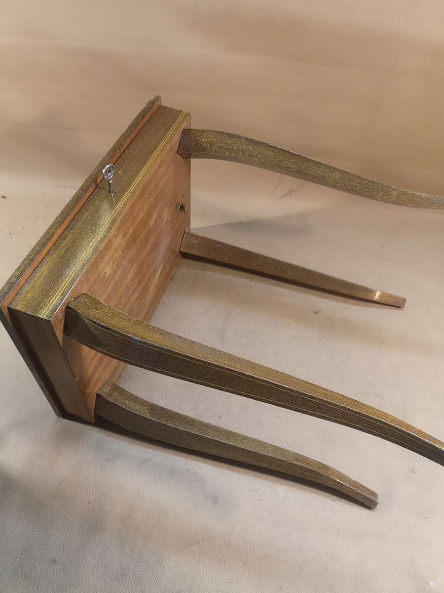 Beautiful Antique Sorrento Italy Mapsa Musical Jewellery Box Table