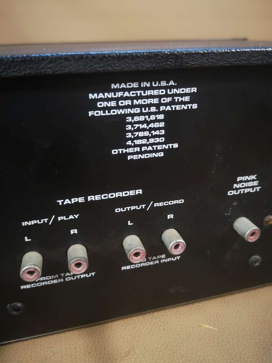 dbx 20/20 Computerized EQUALIZER ANALYZER 117V with Rack Mount Ear From Japan
