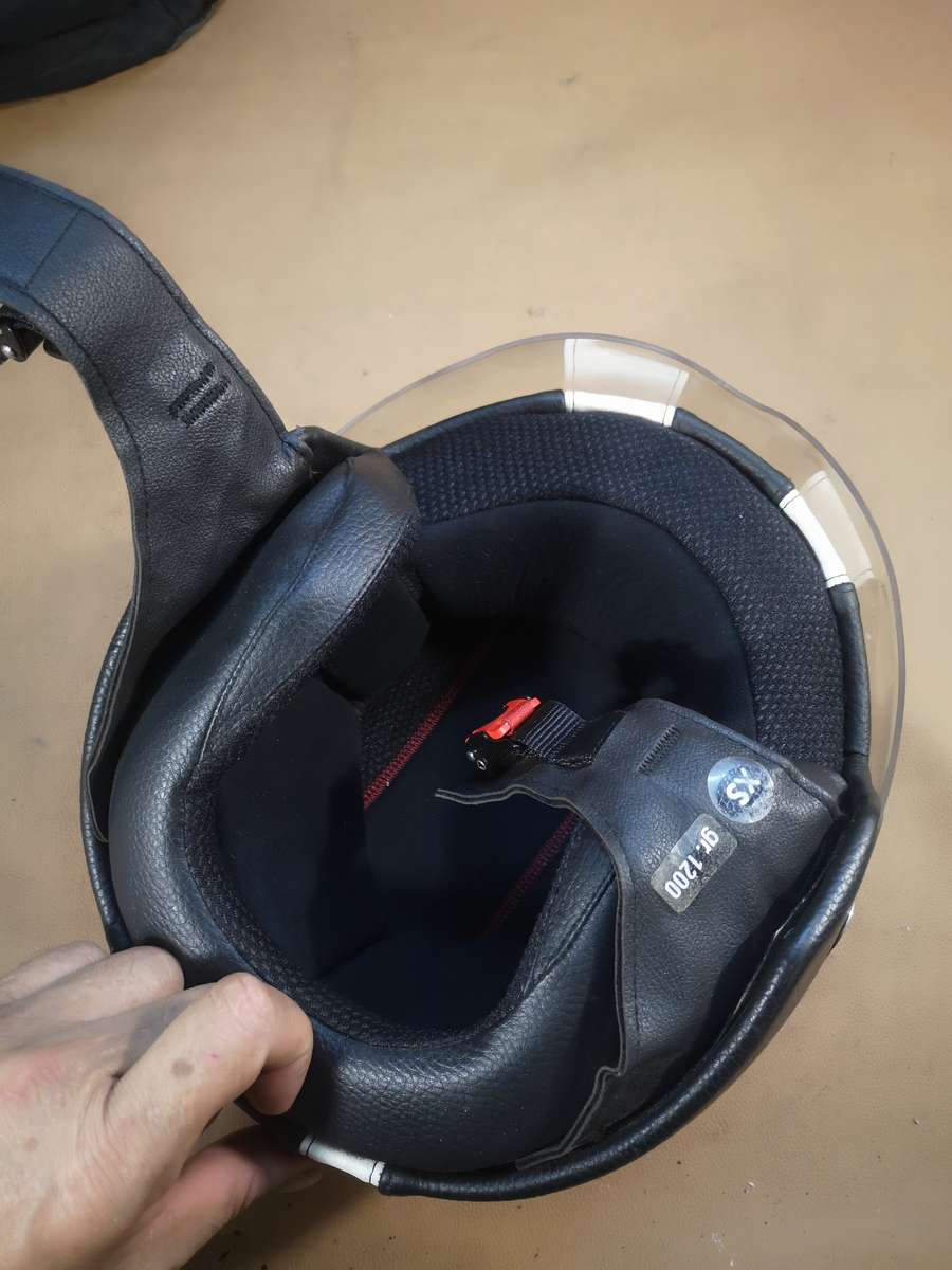 Genuine Harley-Davidson® Jet Helmet "Aviator" Leather EC-98030-05E/002S (XS)