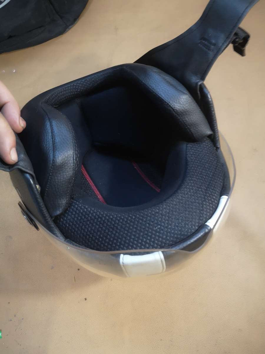 Genuine Harley-Davidson® Jet Helmet "Aviator" Leather EC-98030-05E/002S (XS)