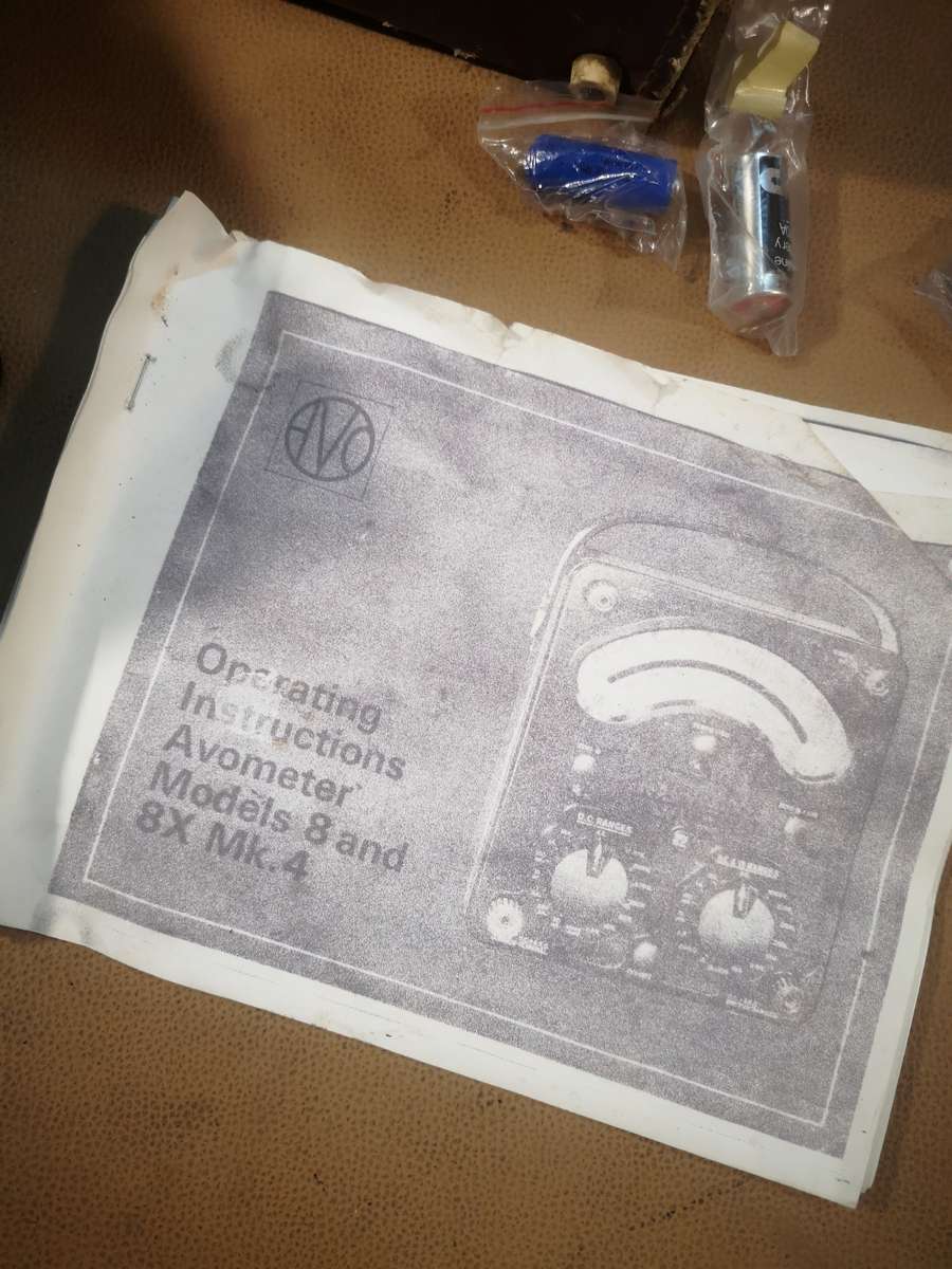 Vintage Avometer 8 Universal Multimeter + Original Case - Working Condition