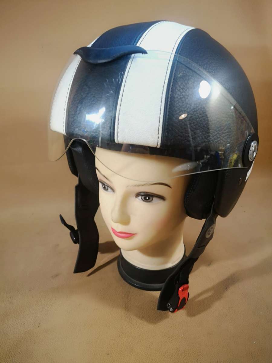 Genuine Harley-Davidson® Jet Helmet "Aviator" Leather EC-98030-05E/002S (XS)