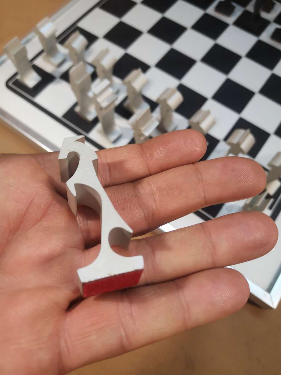 Magnificent Mid-Century Modern Eames Aluminum Chess Set