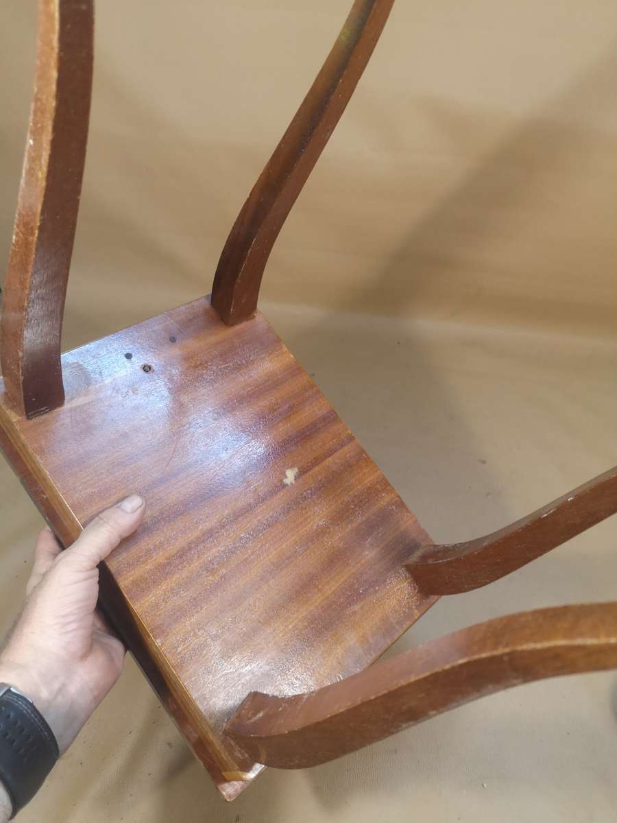 Italian Music Box Side Table with Inlaid Top, 1950s