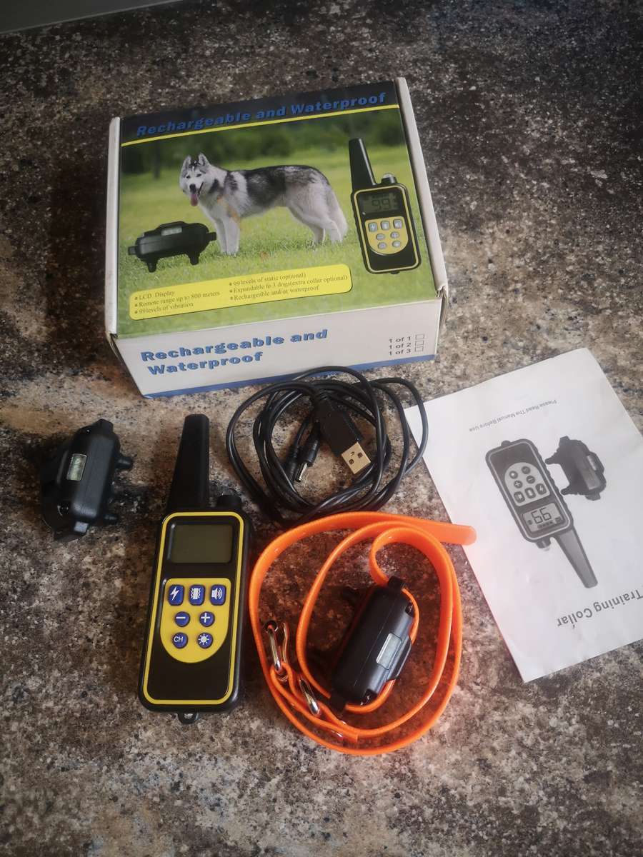 AnniePaw Rechargeable Anti-Bark Dog Collar - 800M Range