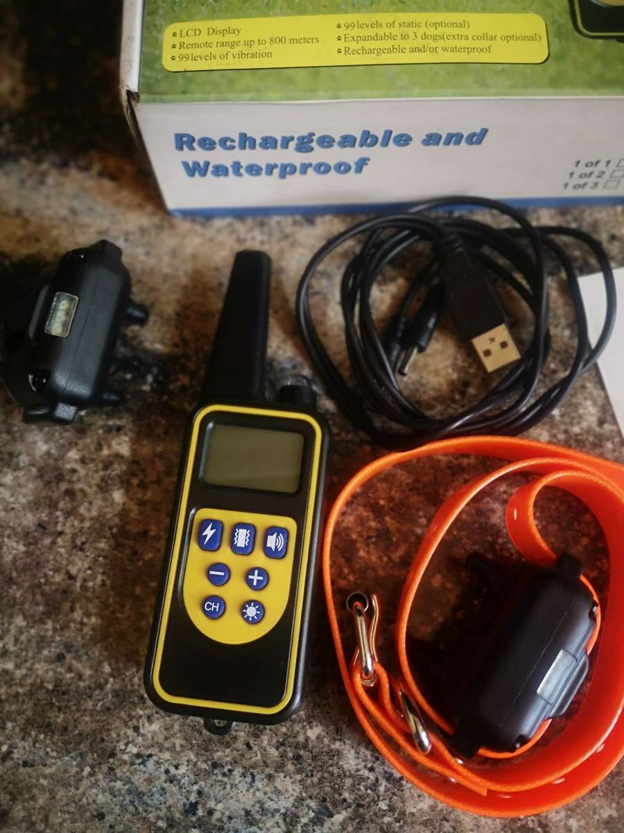 AnniePaw Rechargeable Anti-Bark Dog Collar - 800M Range