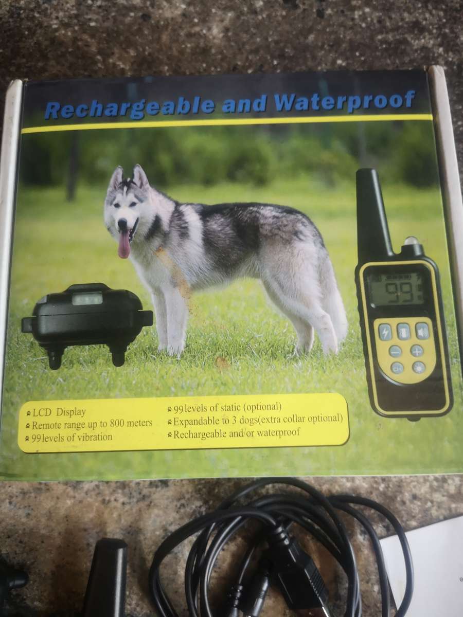 AnniePaw Rechargeable Anti-Bark Dog Collar - 800M Range