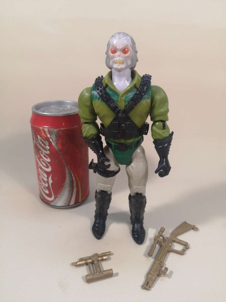 Vintage Bravestarr Laser Fire Quickdraw Tex Hex Action Figure Complete - 1986 Mattel