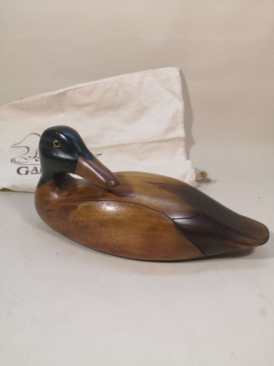 Limited Edition 139/2000 Feathers of Knysna Antique Duck with Original Cloth Bag