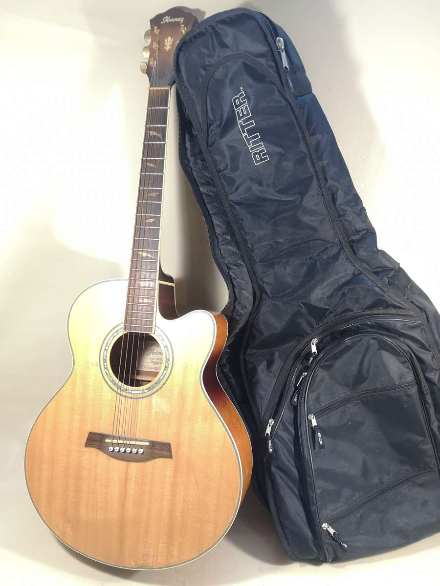 Rare Guitar!! Ibanez AEL40S RLV1202 Electrical Acoustic Guitar - Vine Fretboard Inlay