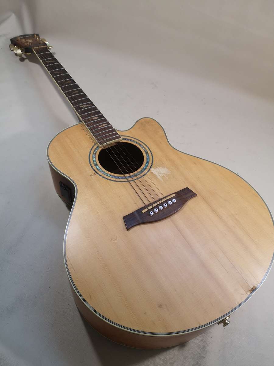 Rare Guitar!! Ibanez AEL40S RLV1202 Electrical Acoustic Guitar - Vine Fretboard Inlay