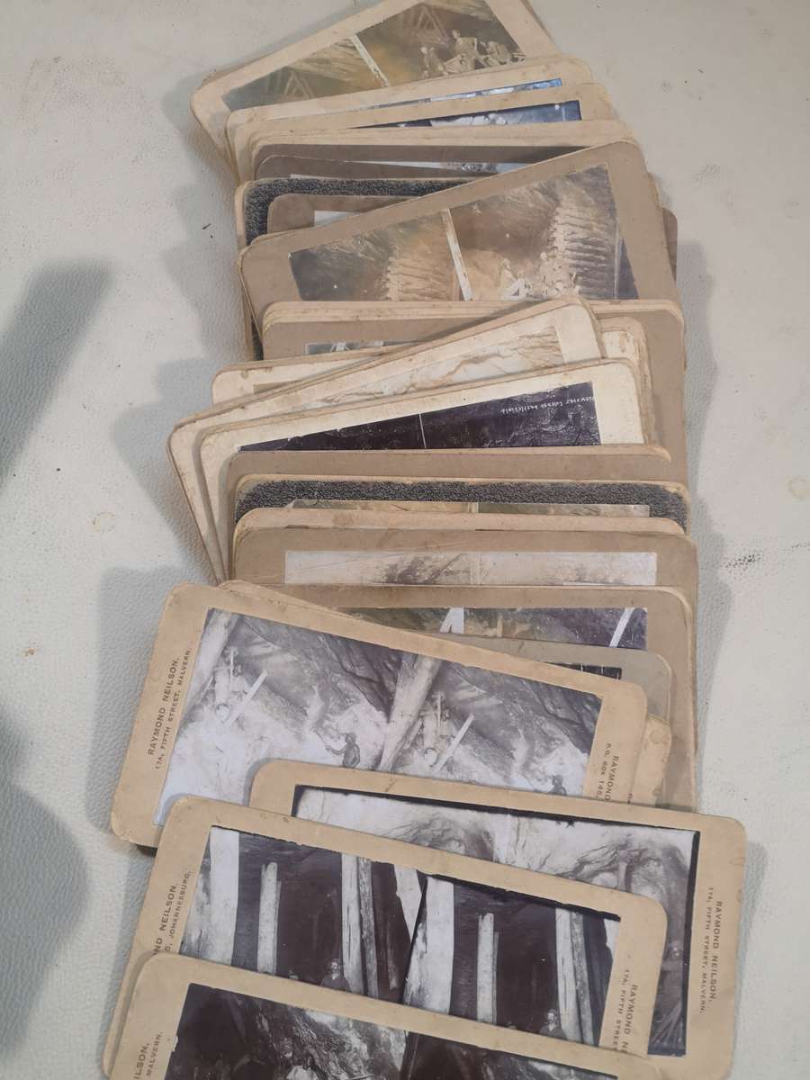 Extremely Rare!!! Antique 1901 Sun Sculpture Stereoscope 3D Viewer And 52 Photo Cards