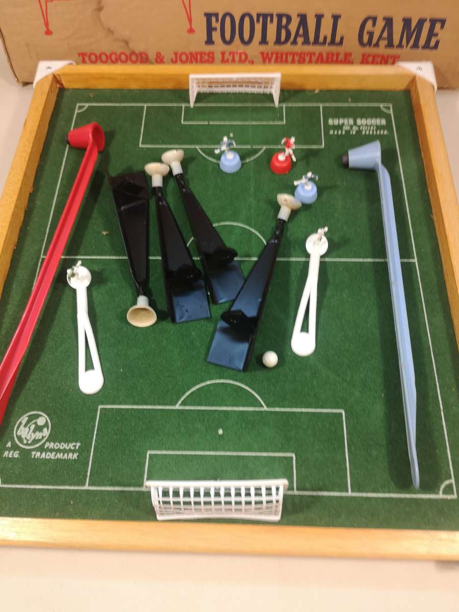 Super Soccer Vintage 1960s Magnetic Football Game By Balyna