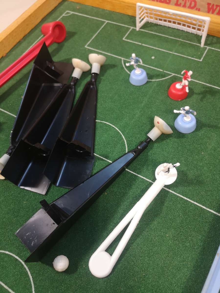 Super Soccer Vintage 1960s Magnetic Football Game By Balyna