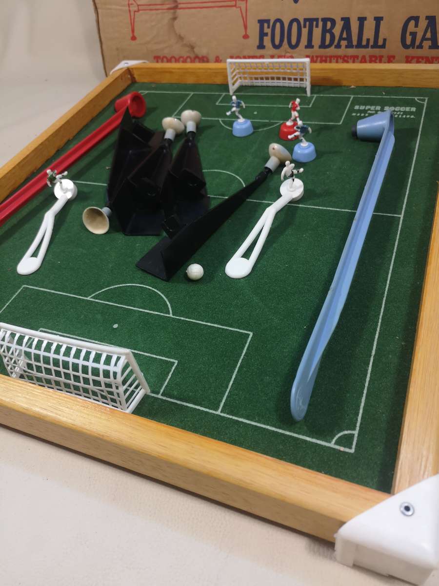 Super Soccer Vintage 1960s Magnetic Football Game By Balyna