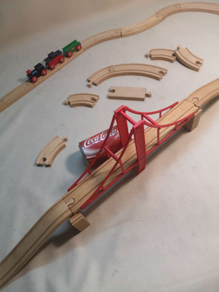 Complete Vintage Brio Wooden Train Set