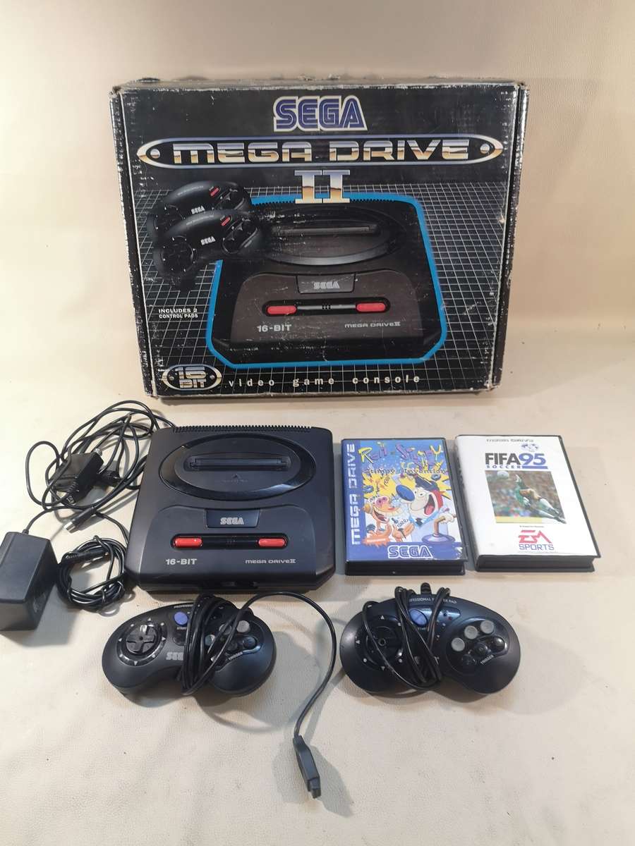 Amazing!!! Sega Mega Drive II Console & Games Bundle Complete in Original Box