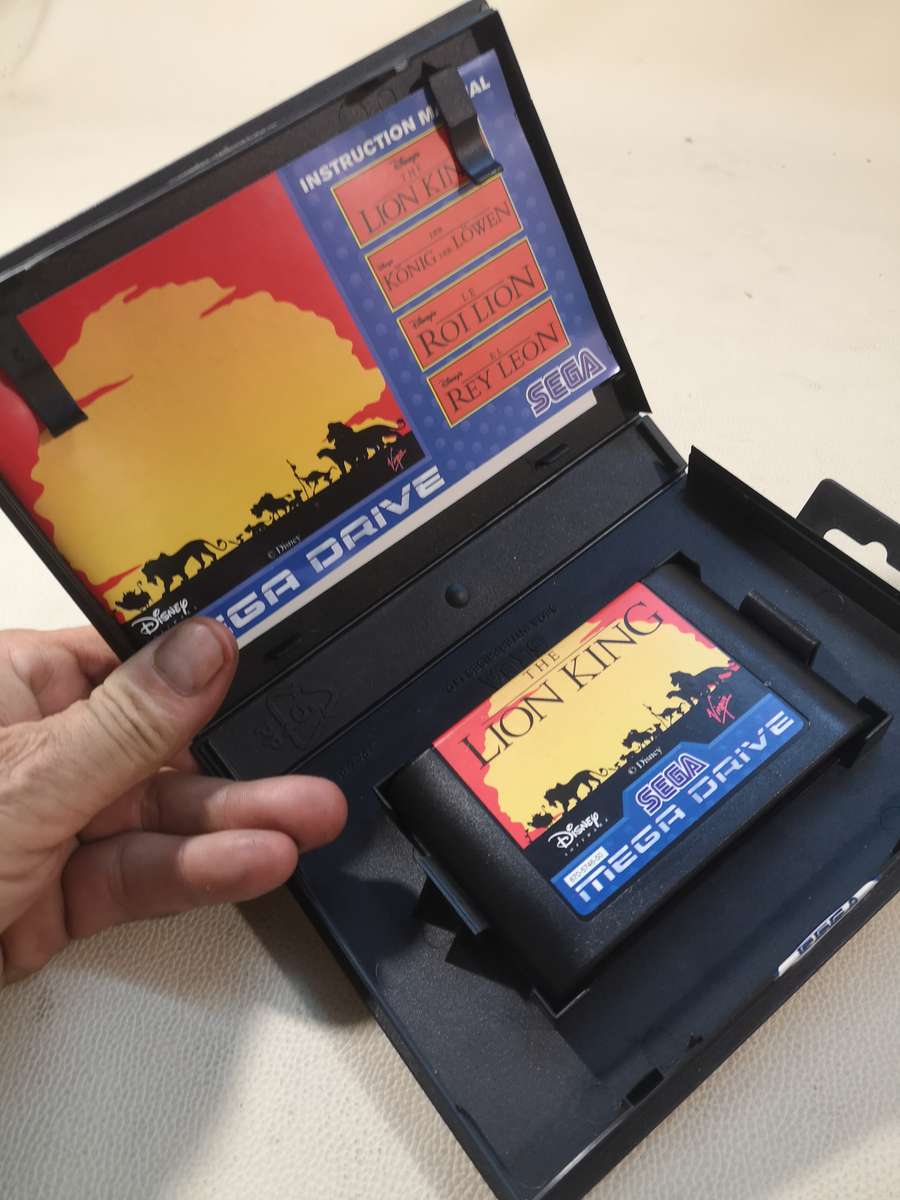 Amazing!!! Vintage Sega Mega Drive The Lion King Game Complete Like New in Box