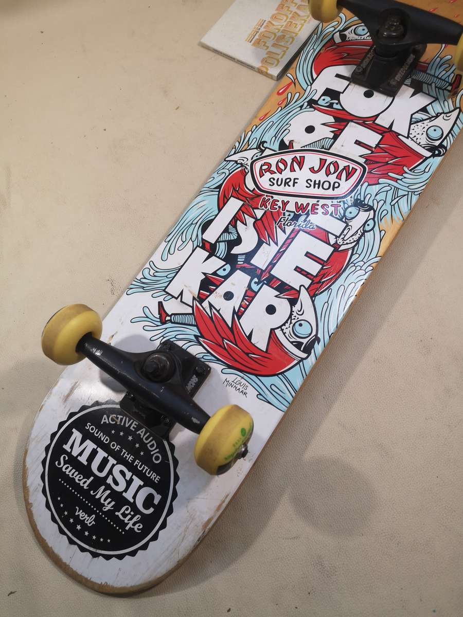 Awesome!!! Fokofpolisiekar Skateboard and CD Combo