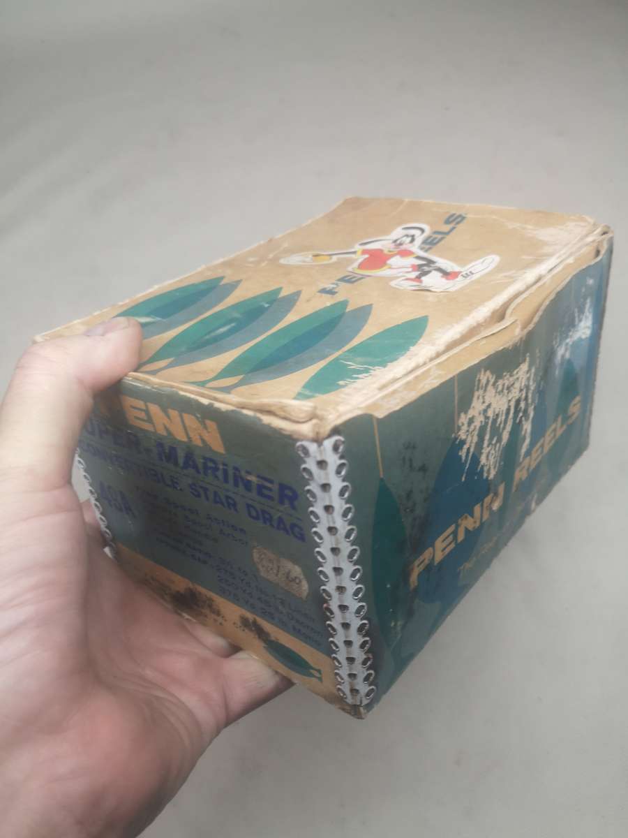 Vintage Penn No. 49 Deep Sea fishing reel with Original Box and Manual