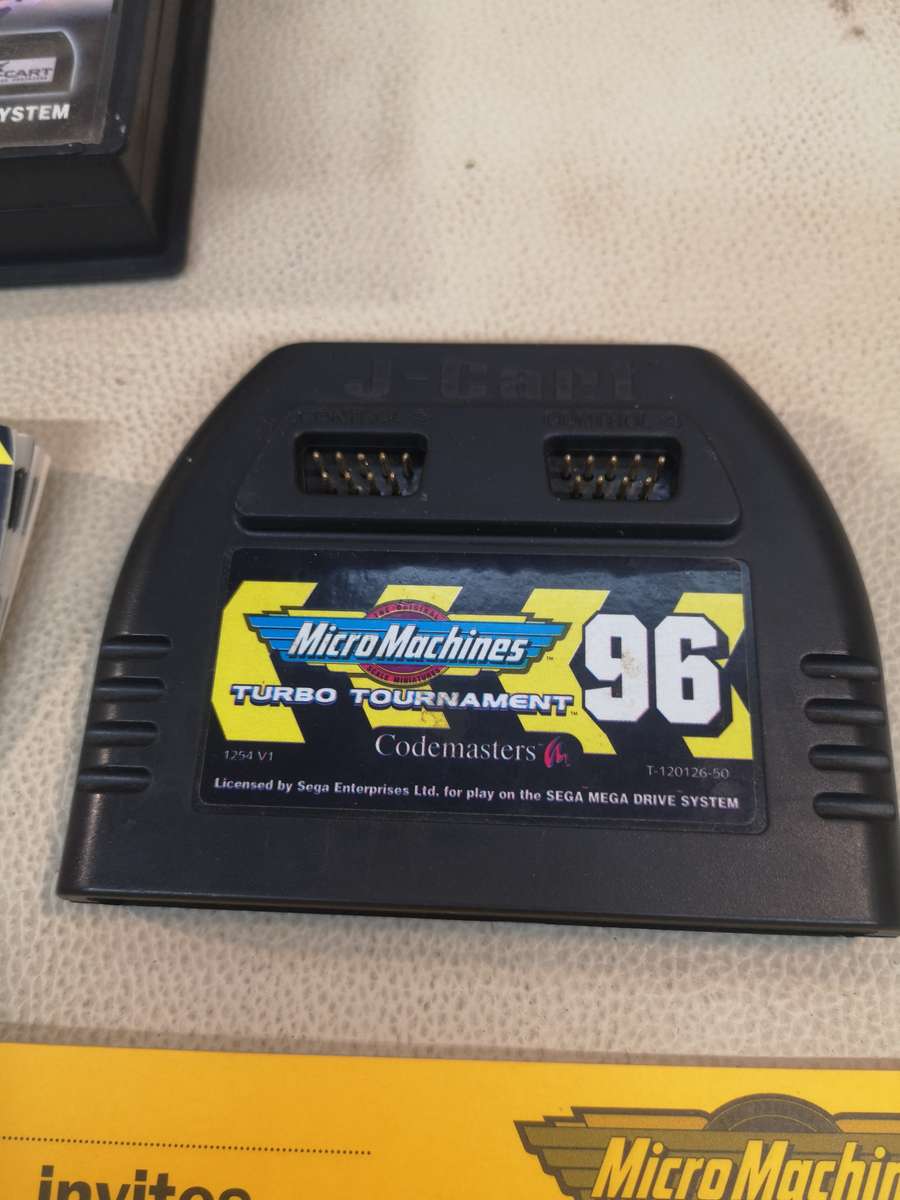 Complete Sega Mega Drive Micro Machines Turbo Tournament 96 + Box & Manual