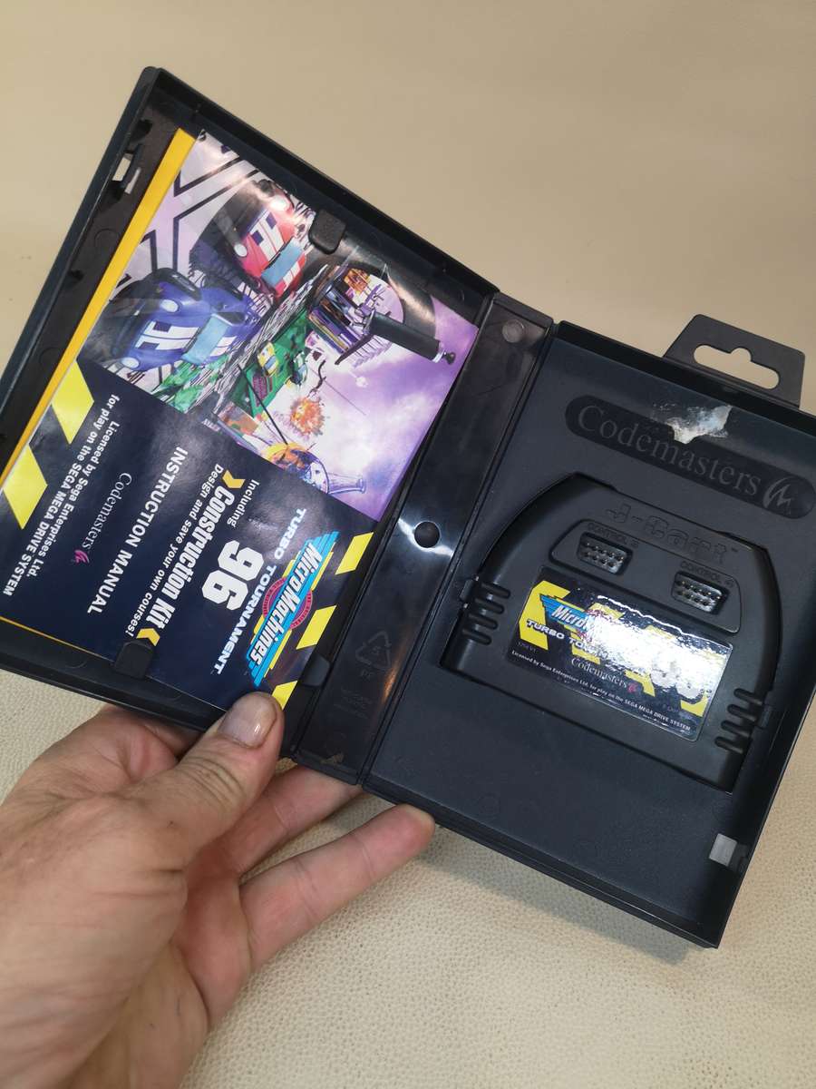 Complete Sega Mega Drive Micro Machines Turbo Tournament 96 + Box & Manual