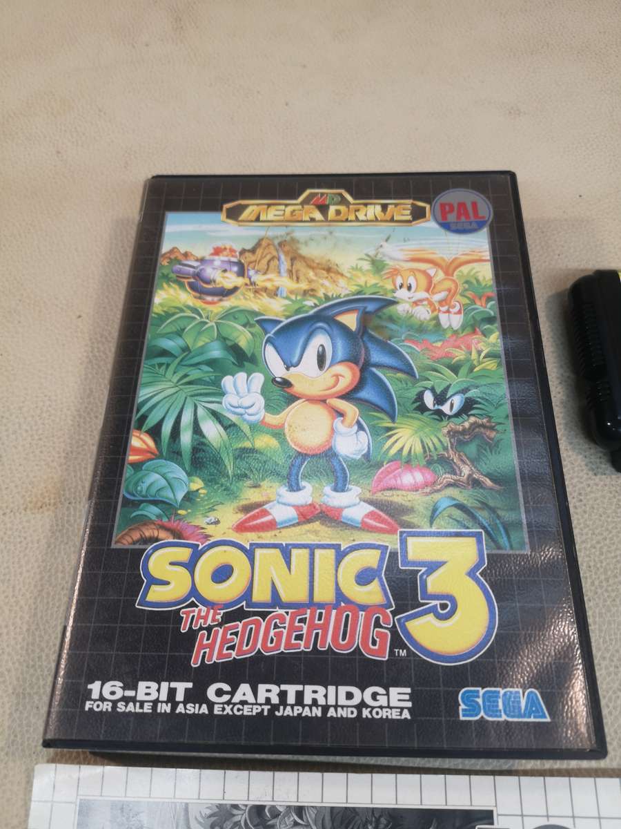 Complete Sega Mega Drive Sonic The Hedgehog 3 + Box & Manual