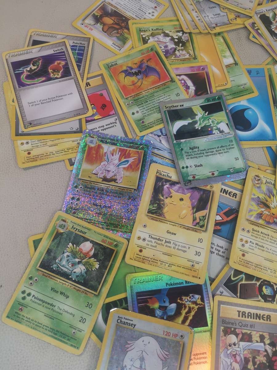 Massive 100% Original Pokemon Card Bundle Containing Some Very Valuable and Rare Cards