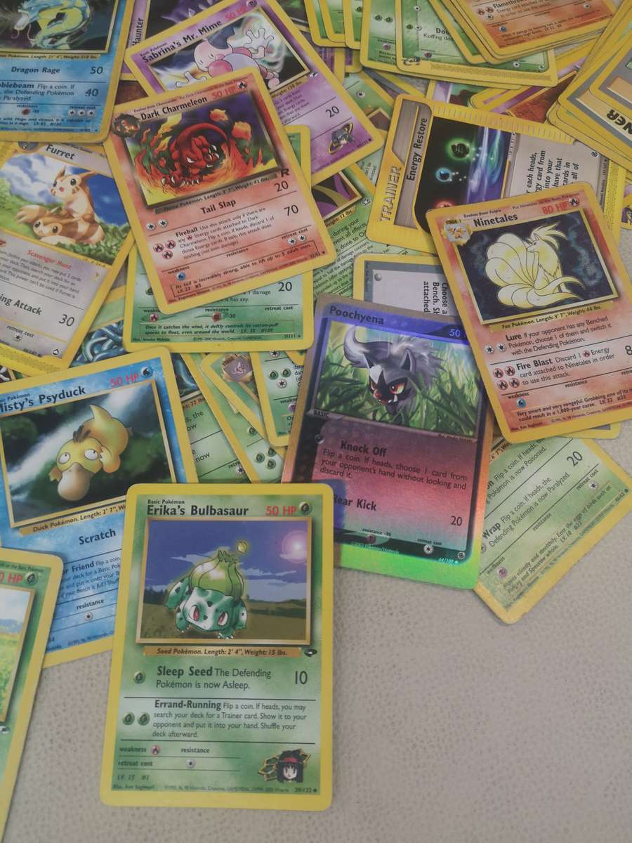 Massive 100% Original Pokemon Card Bundle Containing Some Very Valuable and Rare Cards