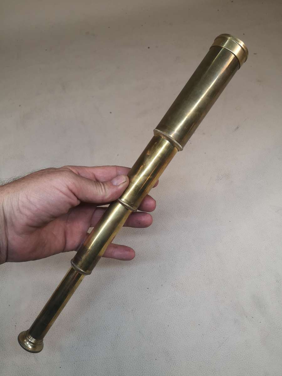 Vintage Brass Maritime Ships Telescope Spyglass 3-Draw 150mm - 400mm