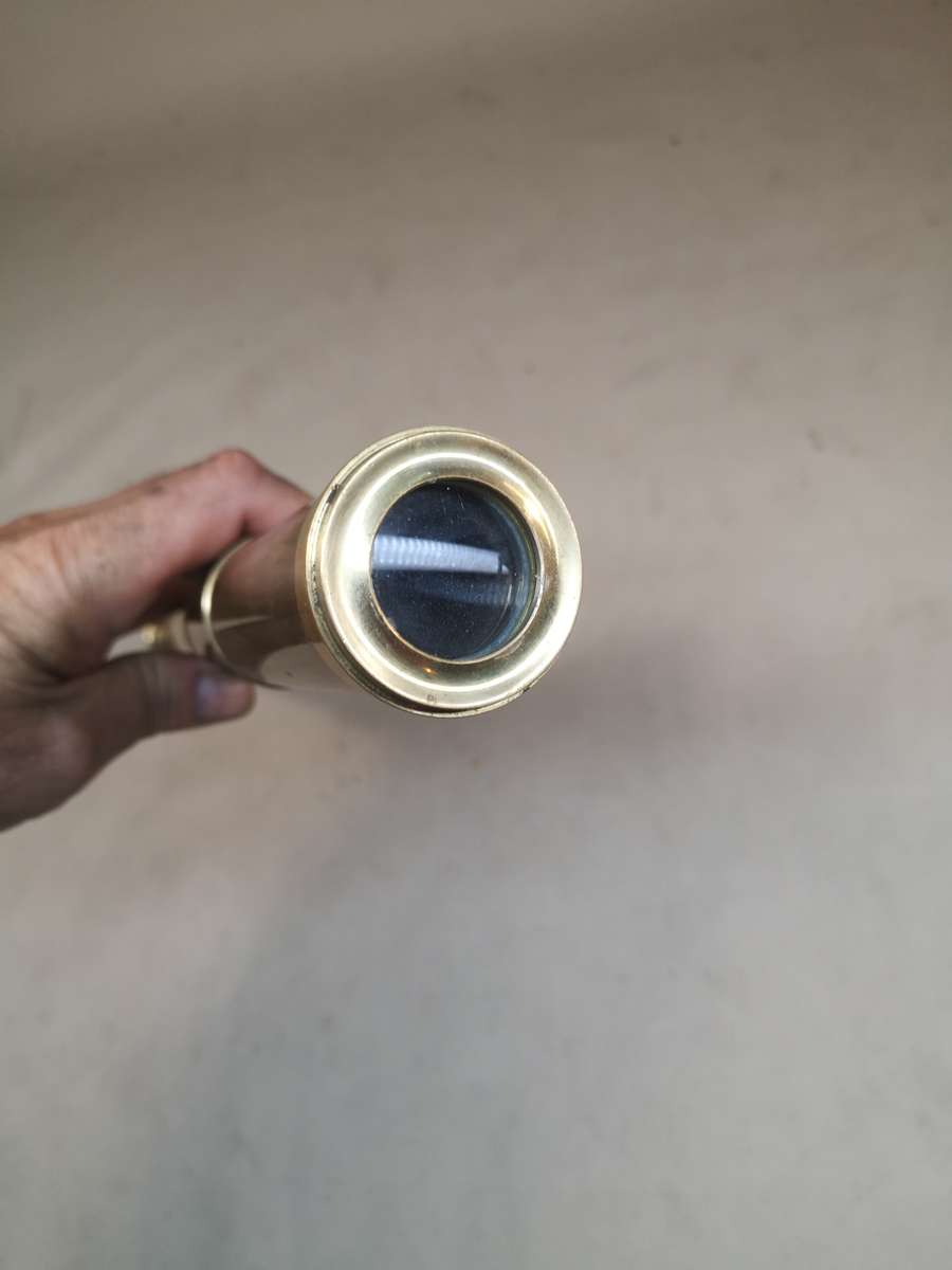 Vintage Brass Maritime Ships Telescope Spyglass 3-Draw 150mm - 400mm