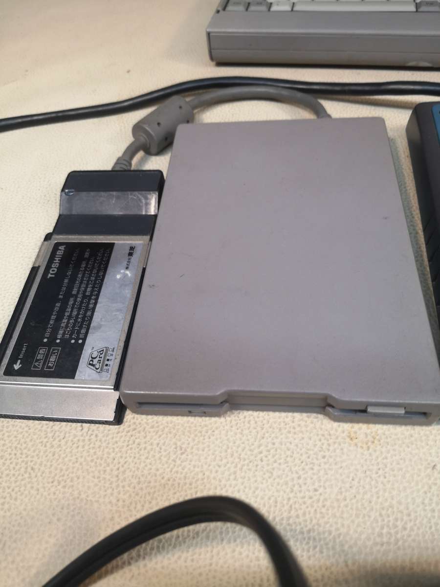 Vintage 1990's Toshiba Libretto 50CT Mini Laptop with Stiffy and CD Drive