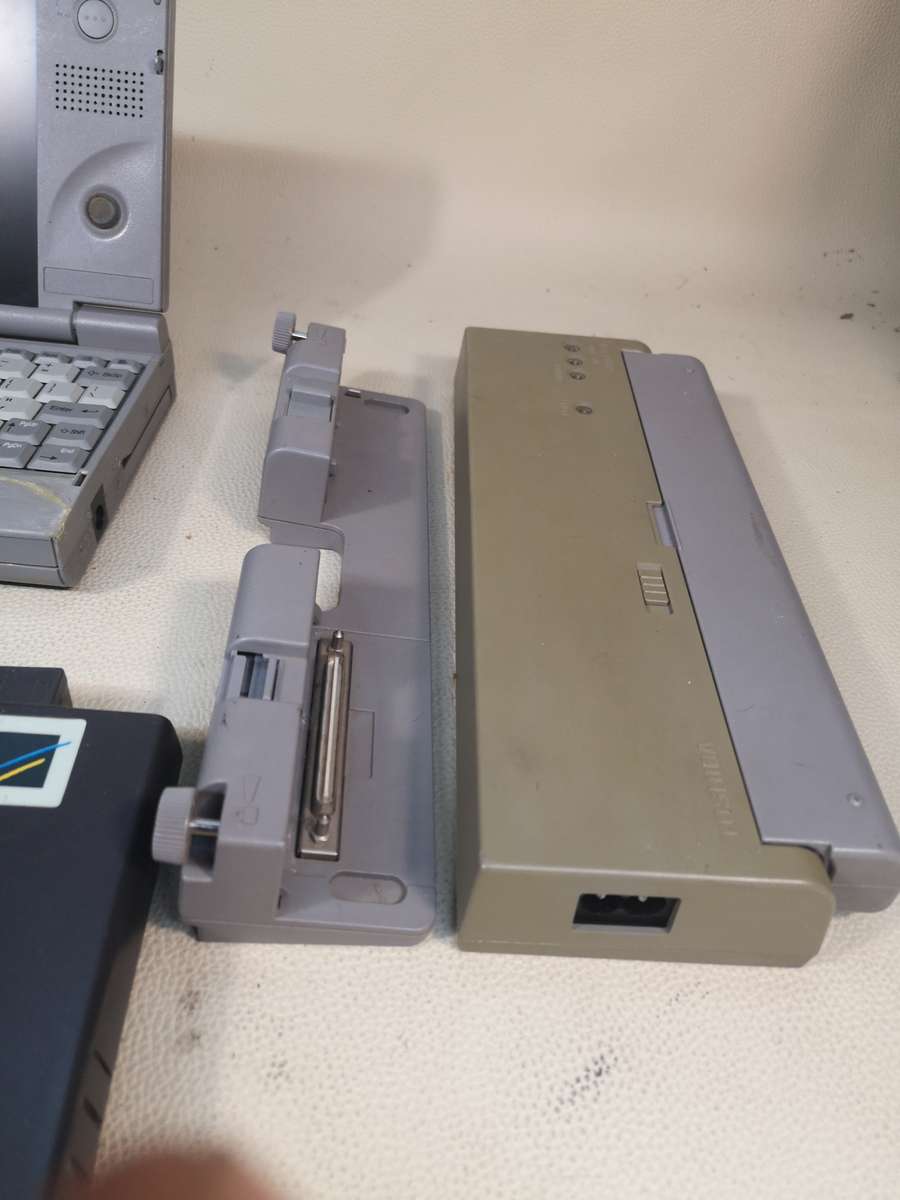 Vintage 1990's Toshiba Libretto 50CT Mini Laptop with Stiffy and CD Drive