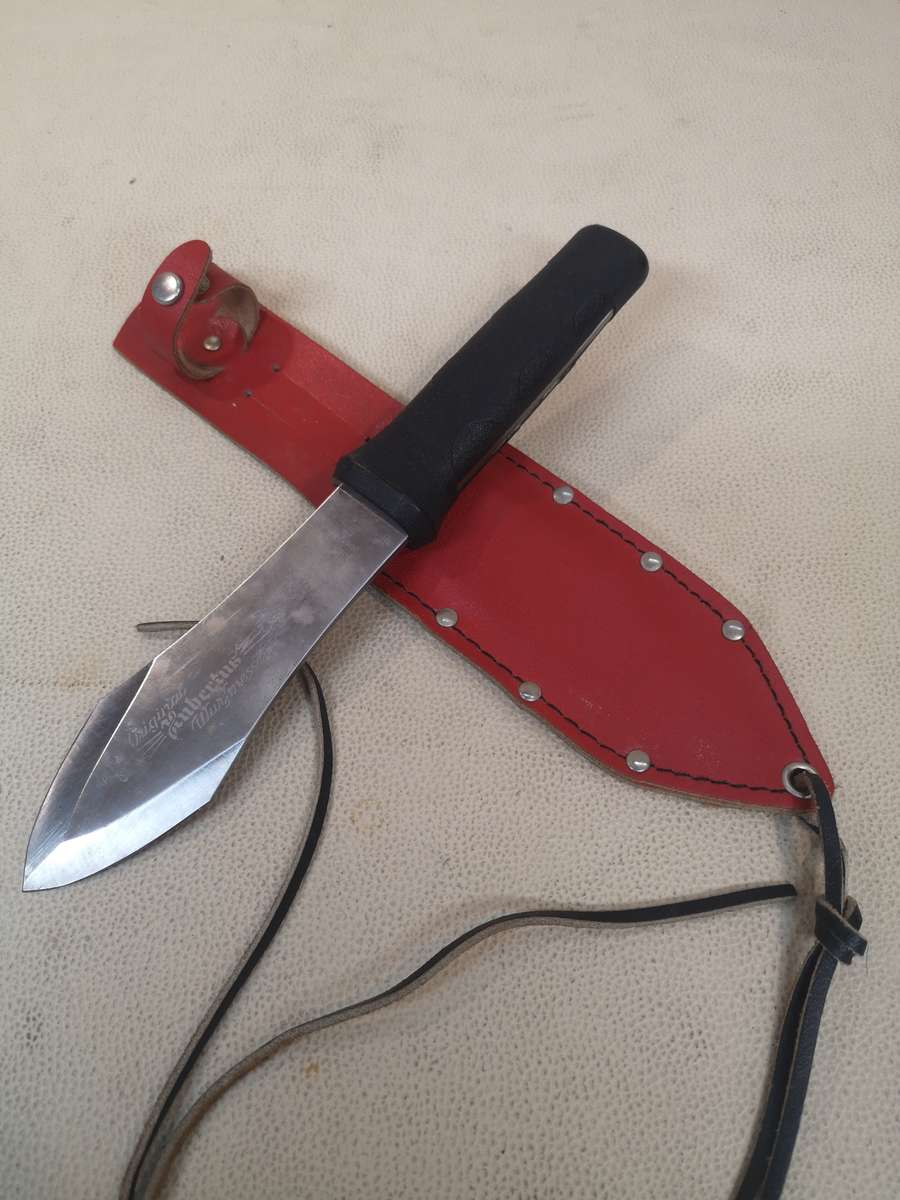 Vintage Hubertus Solingen Rostfrei Throwing Knife - Made in Germany