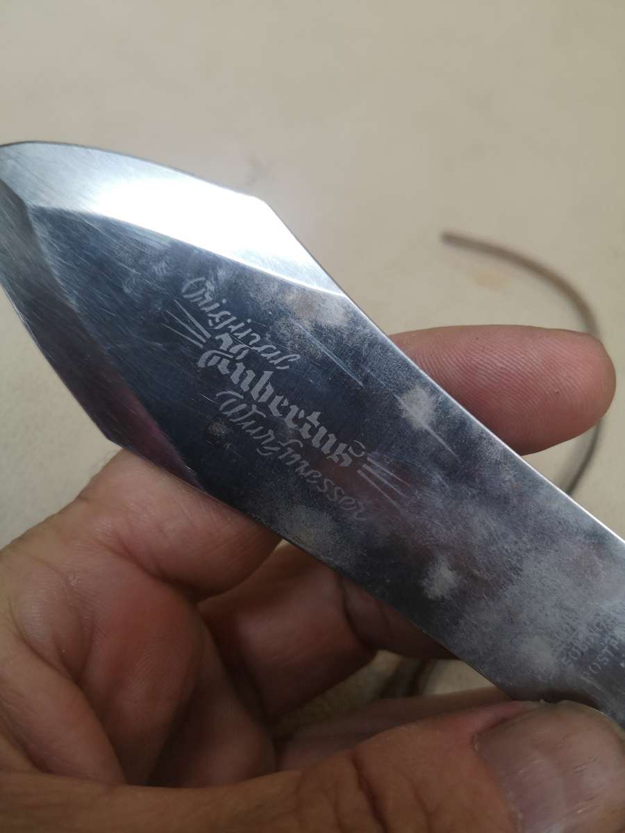 Vintage Hubertus Solingen Rostfrei Throwing Knife - Made in Germany