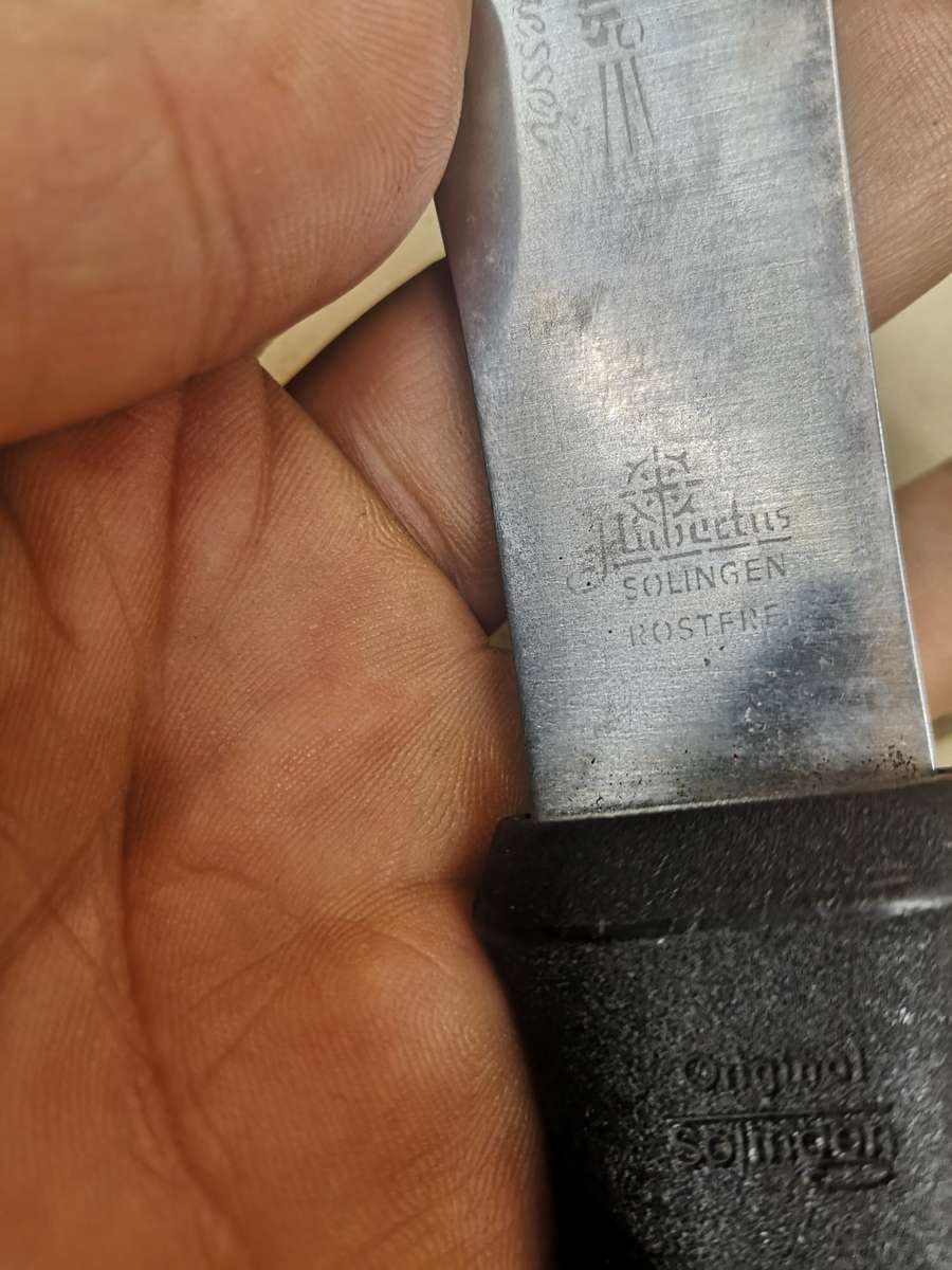 Vintage Hubertus Solingen Rostfrei Throwing Knife - Made in Germany