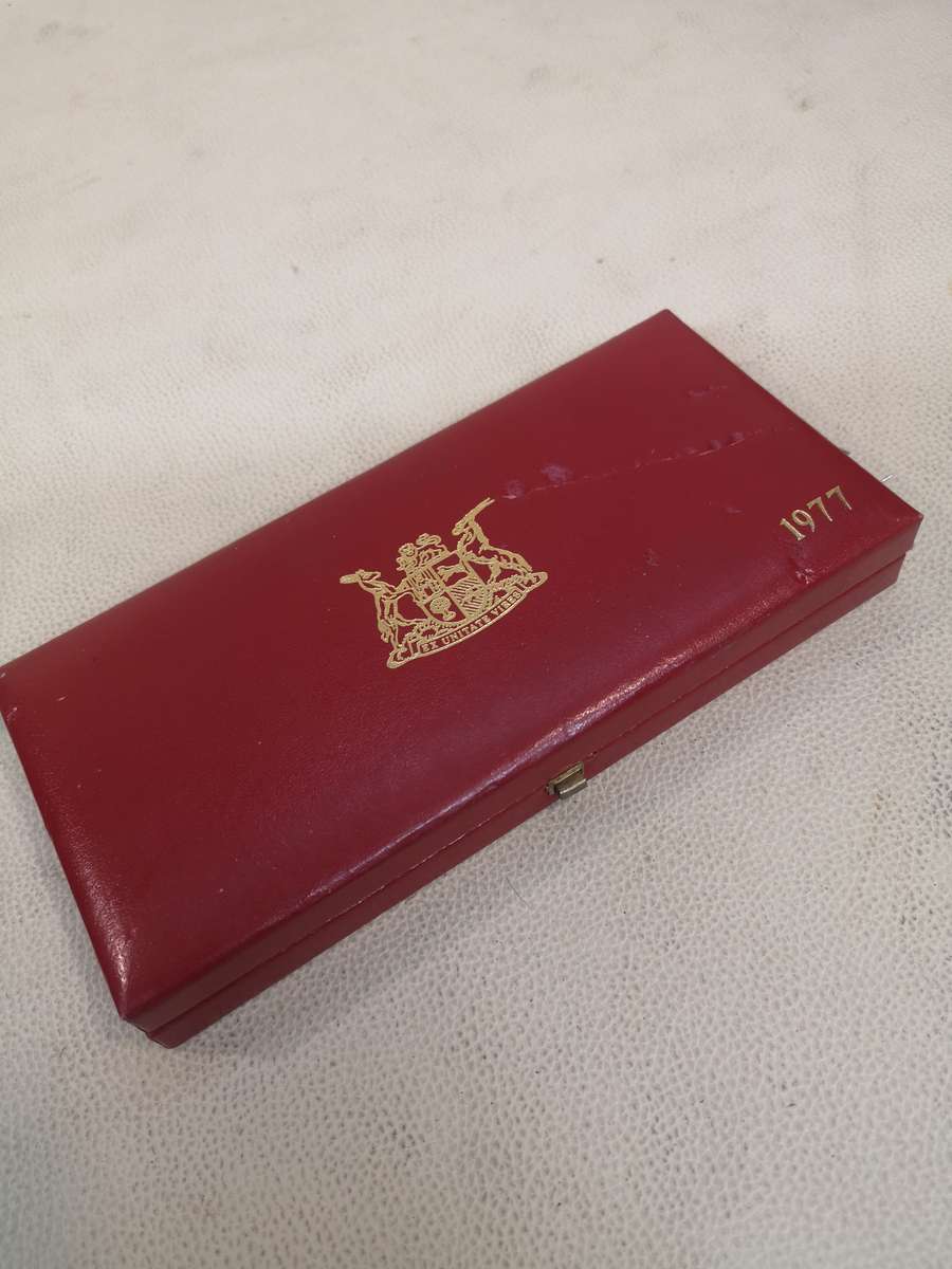 Republic of South Africa: Short Proof Set of 1977 in Red Box