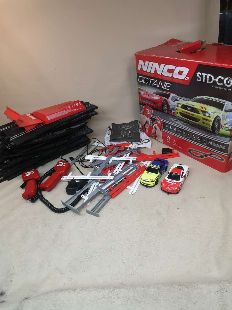 MASSIVE Boxed Ninco Octane Slot Car Set!!! Working!!!