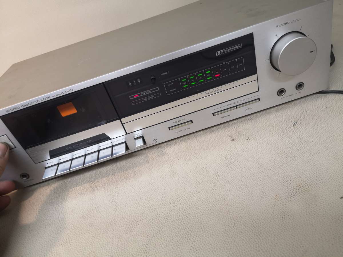 Kenwood Kx-40 Vintage Cassette Deck TESTED WORKING