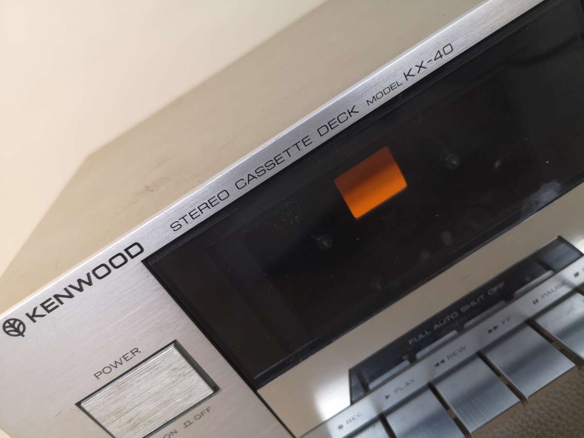 Kenwood Kx-40 Vintage Cassette Deck TESTED WORKING