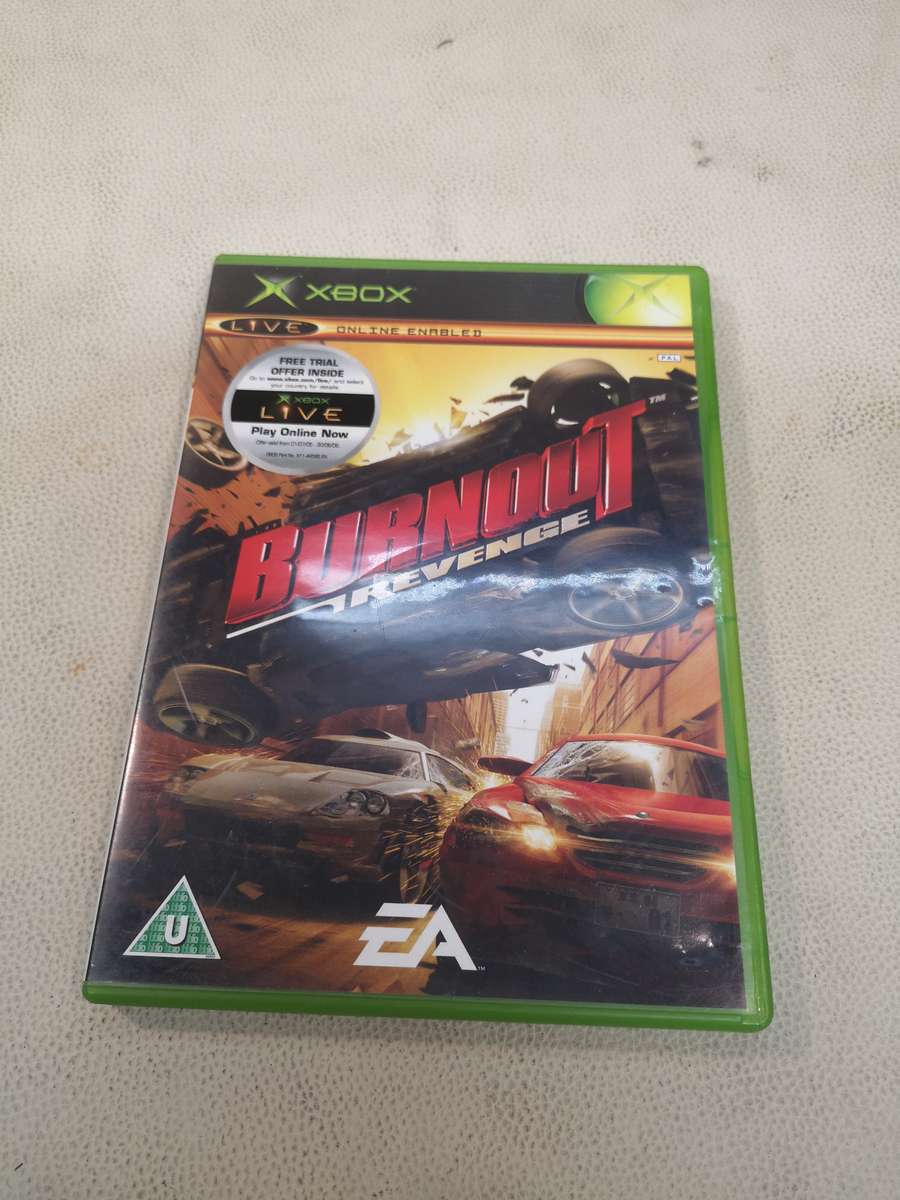 Burnout Revenge (Microsoft Xbox, 2005) CIB Complete With Manual Tested Working