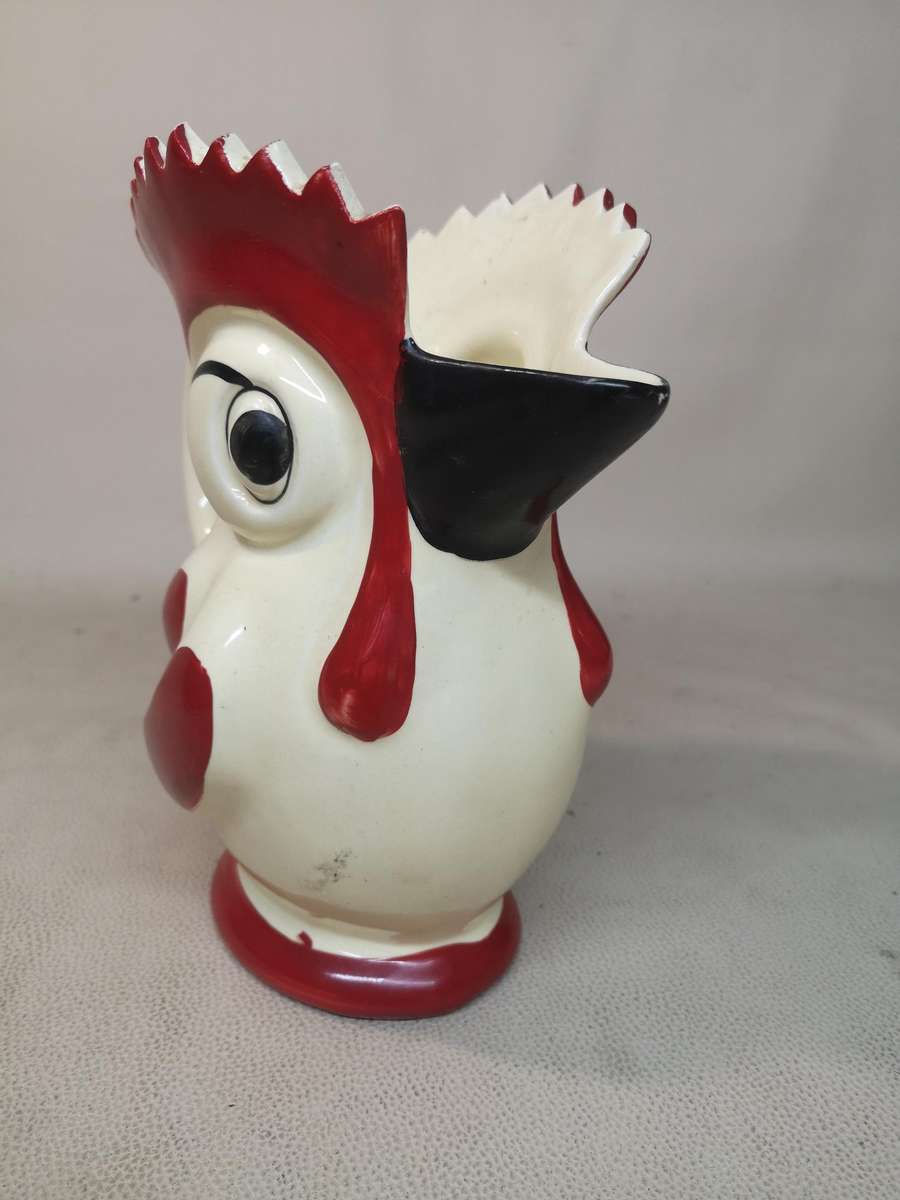 Rare 1930's Czech Ceramics - Ditmar Urbach Jug, Ceramic Rooster
