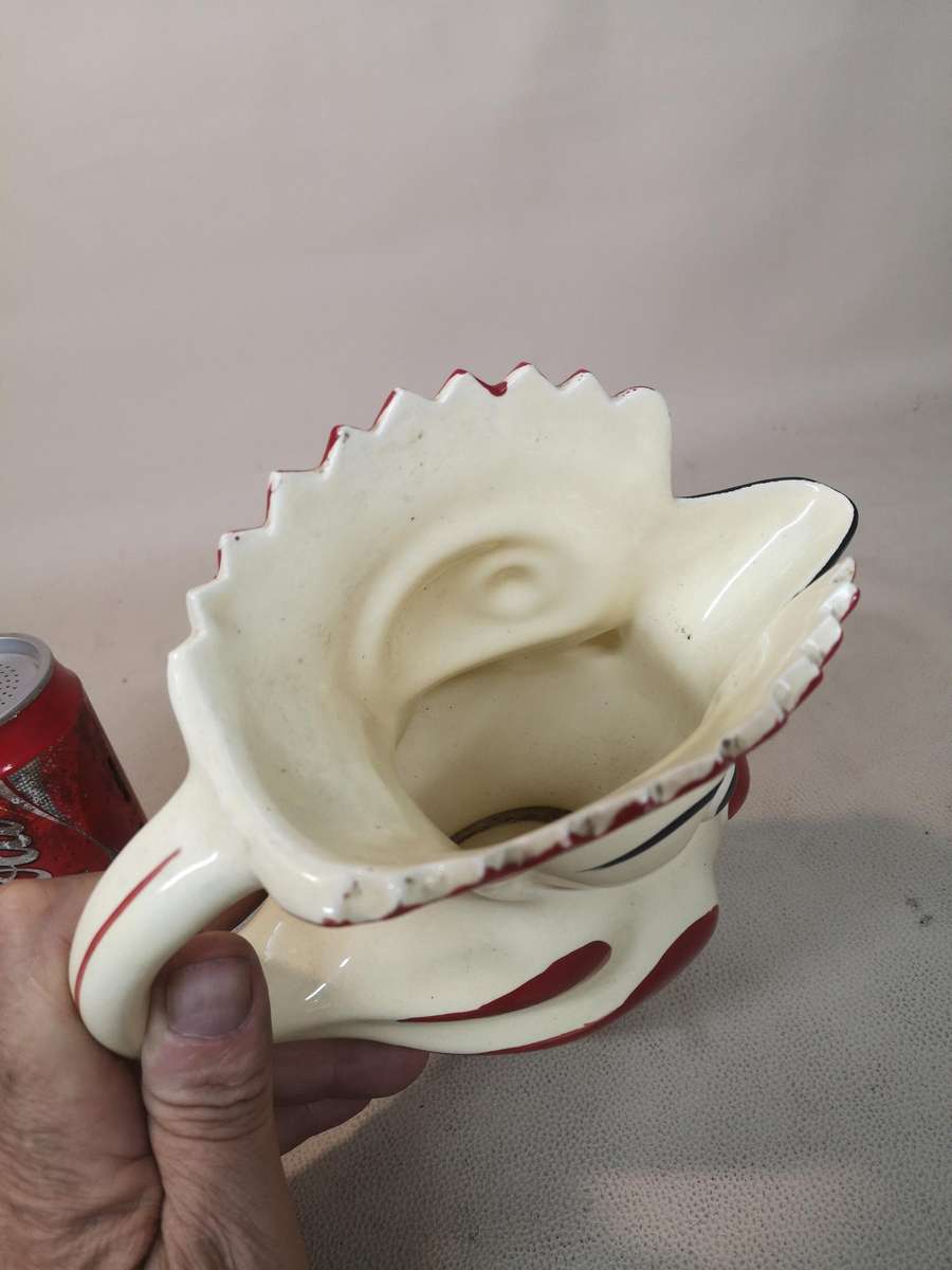 Rare 1930's Czech Ceramics - Ditmar Urbach Jug, Ceramic Rooster