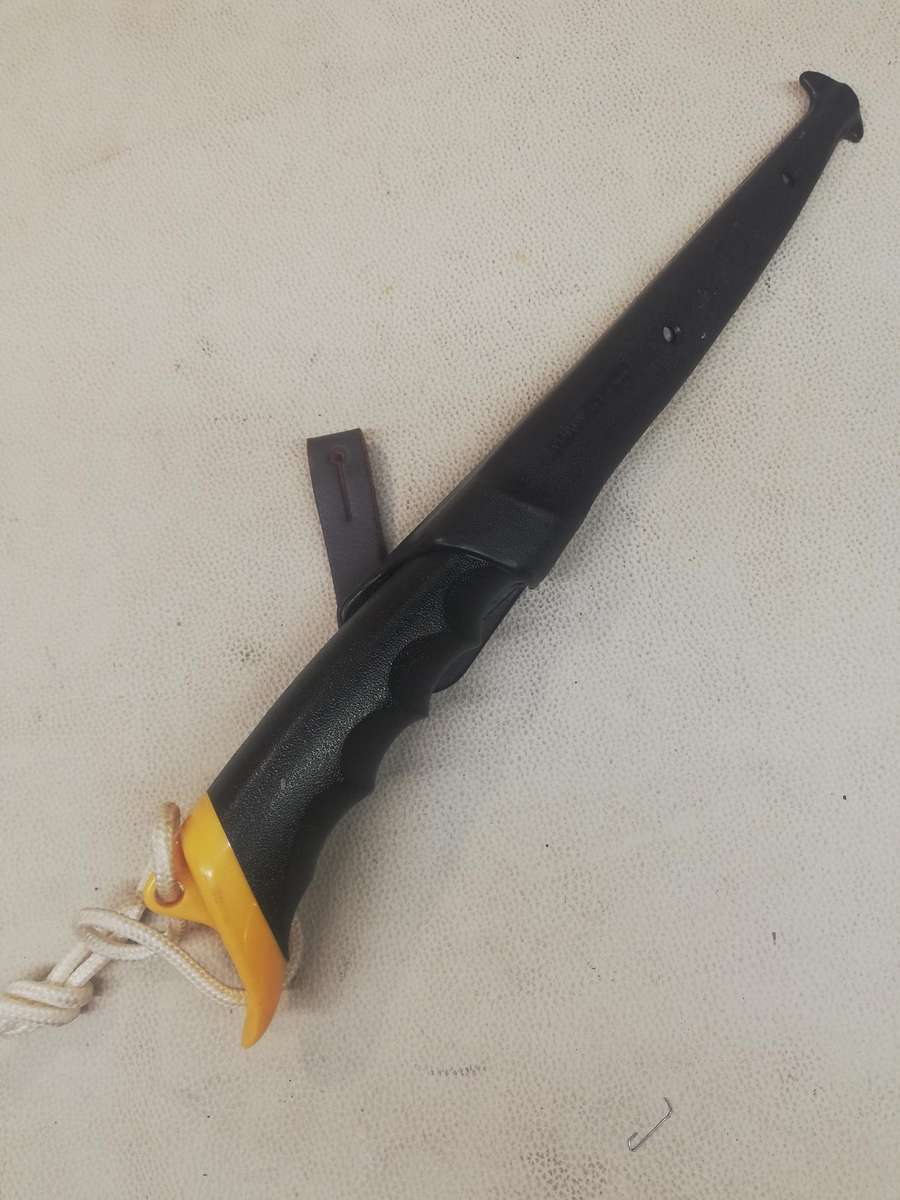 Vtg NOS Kershaw 1234 Seki Japan 6.75" Fillet Spoon Fishing Fixed Blade Knife - Like New