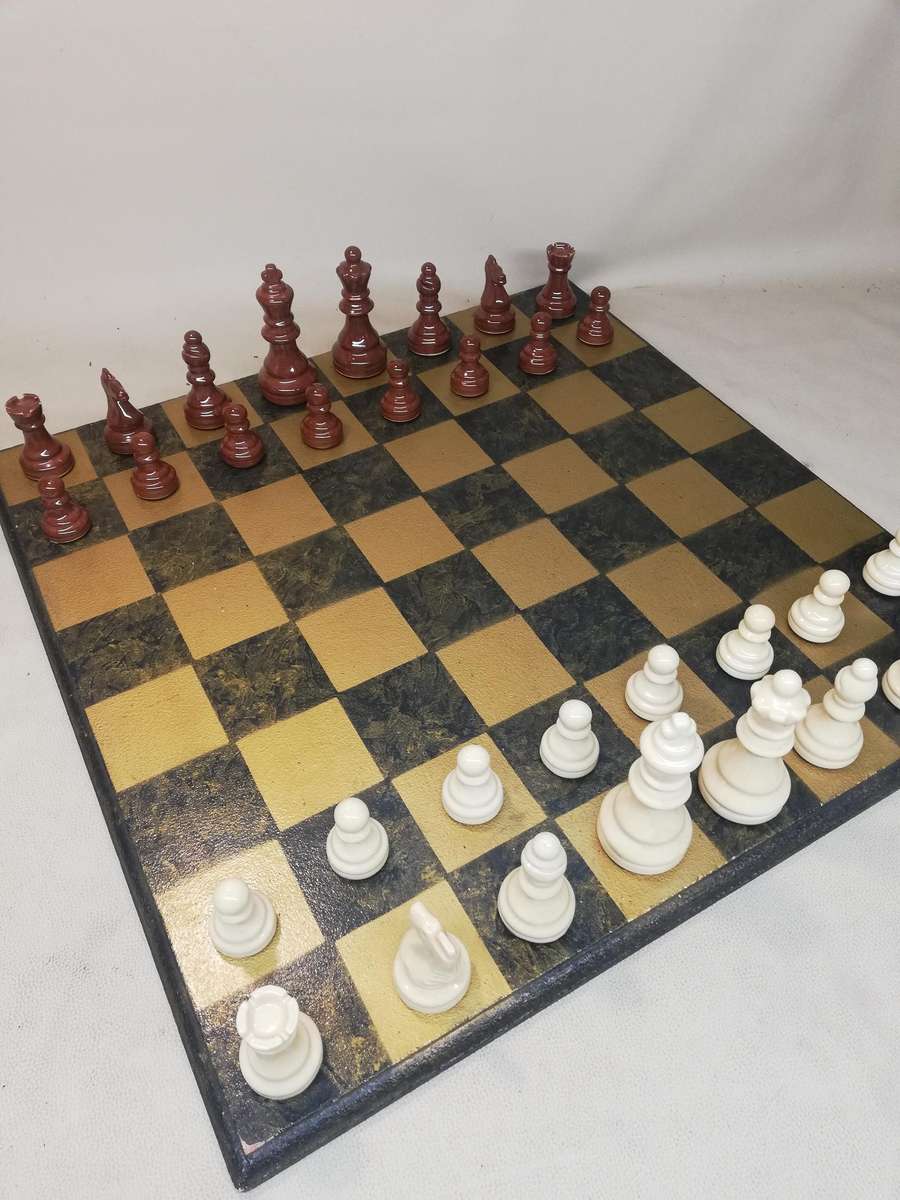 Gigantic Ceramic Chess Set - 540mm x 540mm