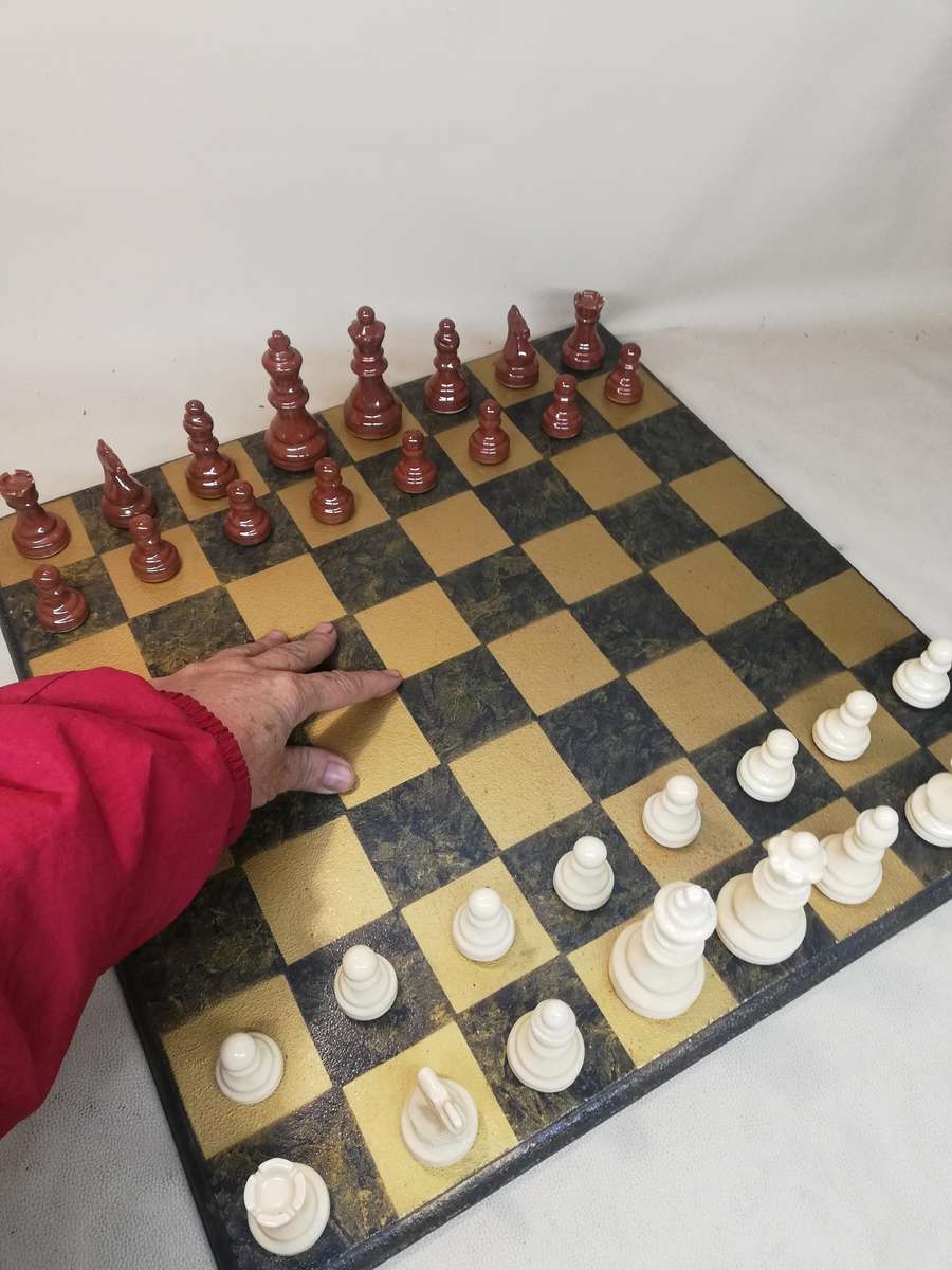 Gigantic Ceramic Chess Set - 540mm x 540mm